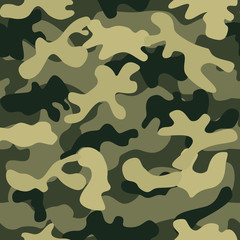 Fototapeta premium Camouflage seamless pattern.