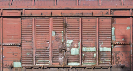 old metal warehouse door, hangar, high resolution photo