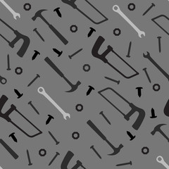 Seamless tools pattern background
