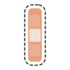 medical bandage icon image vector illustration design 