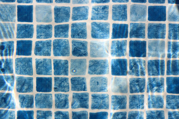 Water swirls in the pool. Texture. Abstract background concept