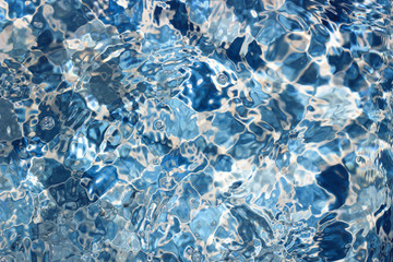Water swirls in the pool. Texture. Abstract background concept