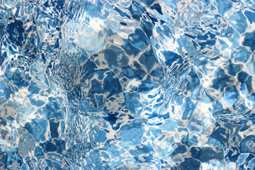 Water swirls in the pool. Texture. Abstract background concept