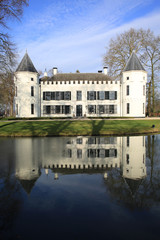 Fototapeta na wymiar Historic Castle Salentein in the Province Gelderland, The Netherlands