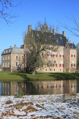 Fototapeta na wymiar Historic Castle Rechteren in the Province Overijssel, The Netherlands