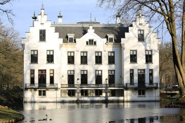 Fototapeta na wymiar The historic Castle Staverden in the Province Gelderland, The Netherlands