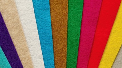 Colorful felt background.