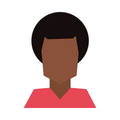 man avatar icon over white background. colorful design. vector illustration