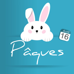 Pâques - 16 avril 2017 - lapin de pâques