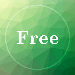 Fototapeta premium Free icon