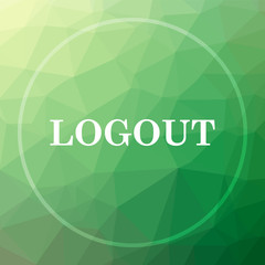 Fototapeta na wymiar Logout icon