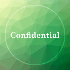 Fototapeta na wymiar Confidential icon