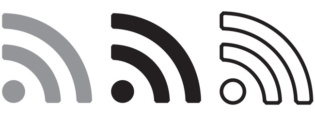 ICÔNE RSS NOIR © kazy