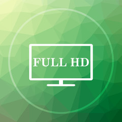 Fototapeta na wymiar Full HD icon