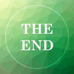 Naklejka premium The End icon