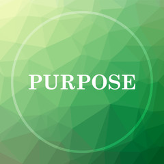 Fototapeta na wymiar Purpose icon
