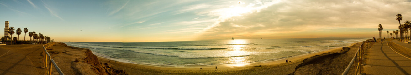 Large North Huntington Beach, California Panorama