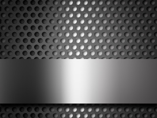 Silver Dark Metal background 