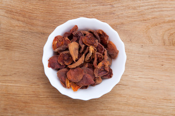 Dried apricots