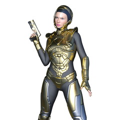 Obraz premium スーパーウーマン