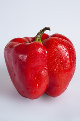 Bell pepper on white