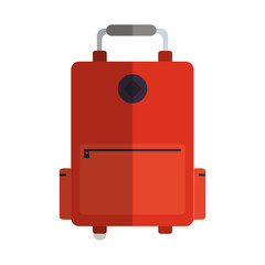 travel suitcase icon over white background. colorful design. vector illustration