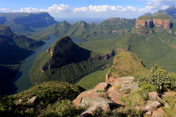 Kanion rzeki Blyde w Południowej Afryce - obrazy, fototapety, plakaty