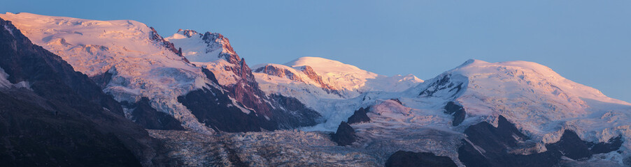 Mt. Blanc seen from Chamonix