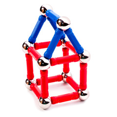 Model of a house isolated on white