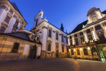 Fototapeta na wymiar Church of the Holy Name of Jesus on University Square in Wrocław