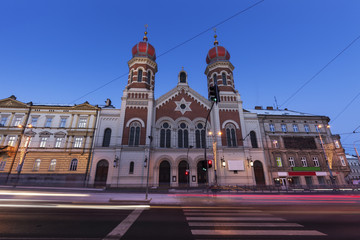 Fototapeta na wymiar Great Synagogue in Pilsen
