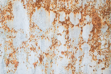Old rusty steel wall for background. Abstract background.