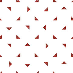 seamless red triangle glitter pattern background