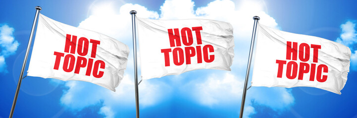hot topic, 3D rendering, triple flags