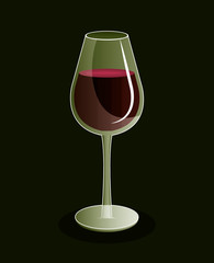 best wine cup icon vector illustration design