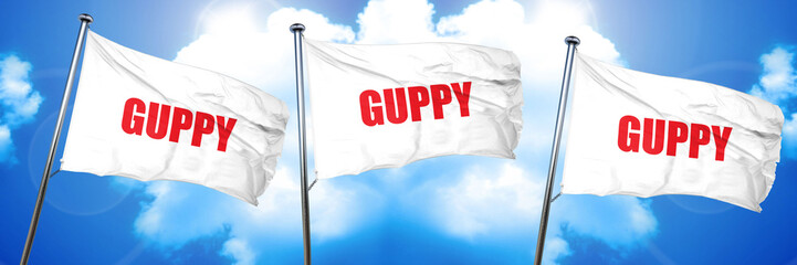 guppy, 3D rendering, triple flags