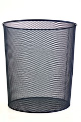 Black Rubbish Bin