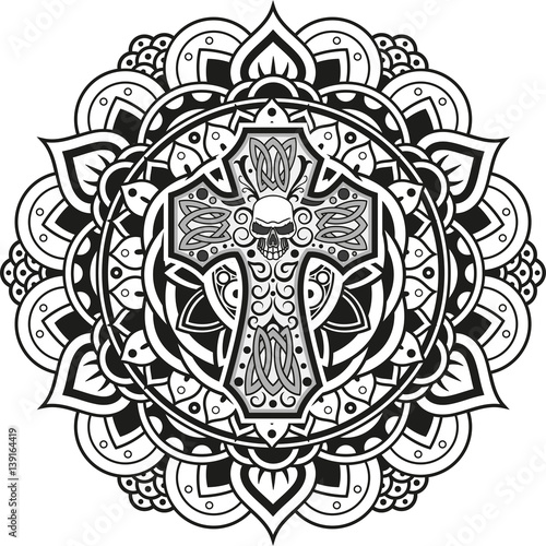 Free Free Cross Mandala Svg Free 574 SVG PNG EPS DXF File