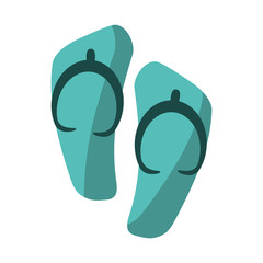flip flop sandals beach vector illustration eps 10