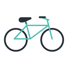 Fototapeta premium bicycle recreation transport icon vector illustration eps 10
