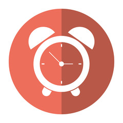 clock time alarm hour shadow vector illustration eps 10