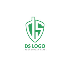 Initial Letter D S Logo