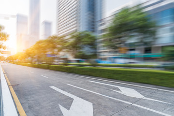 urban traffic road in Shenzhen,China.