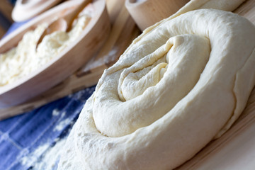 Making of Homemade cheese Pie or other kind of pastry appetizer