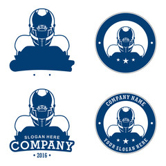 American Football Logo Template Collection