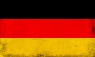 Vintage national flag of Germany background