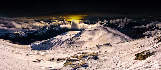 Summit in Mulhacen Granada