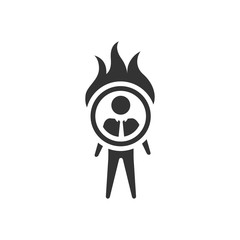 BW Icons - Businessman challenge