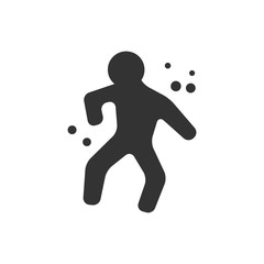 BW Icons - Crime victim