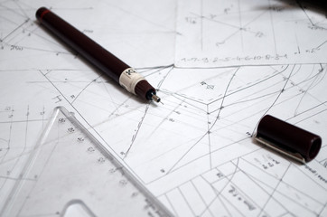 Drawing construction works, Novi Sad, Serbia